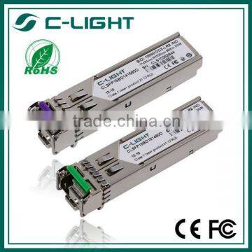 155M BIDI SFP TX1310nm RX1550nm 40km 100BX Compatible Juniper for 1.25G 1000BX Ethernet bidi sfp optical transceiver