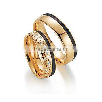 His & Hers Matching Rings Set for Couples Couple Ring Stainless Steel Wedding Band Ring