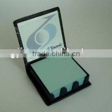 Recycled Material Cover PVC leather holder with memo pad