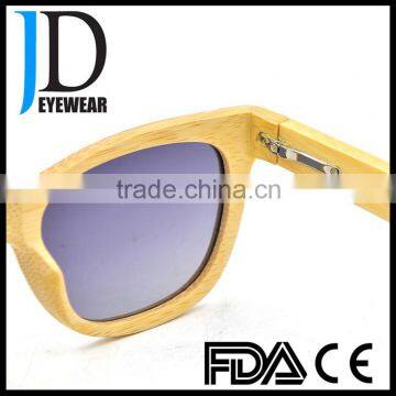 Hot Sell Spring Hinges Wood Sunglasses,Fashion Style Round Wooden Sunglasses