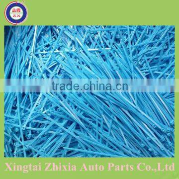 Popular sell !! ZX supplier Black and white nylon cable tie/plastic wire tie, adjustable fasteners