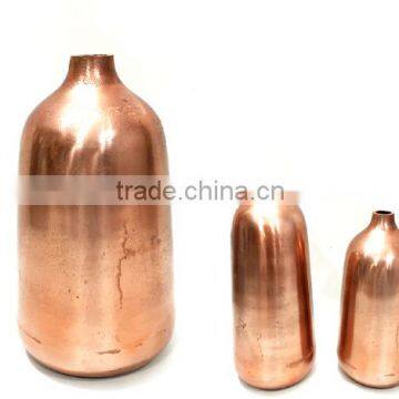 Fancy decorative Flower Vase, Home decoration metal flower vase, Copper