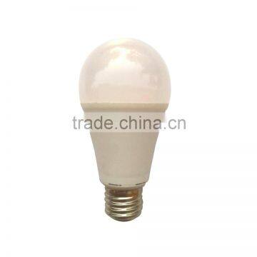 E27 A60 12W 10w LED bulb angle aluminum led housing + plastic led light bulb cover