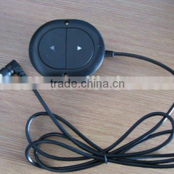 round black linear actuator handset