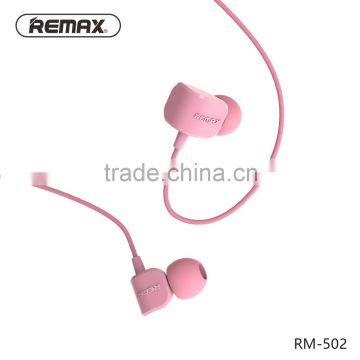 Shenzhen factory cheap REMAX 502 wired headphones earphone