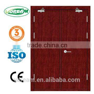 steel fire door with panic push bar fire rated steel door