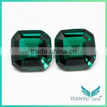 1 Carat Emerald 6.5x6.5 mm Emerald Cut Synthetic Emeralds for Sale photo-5