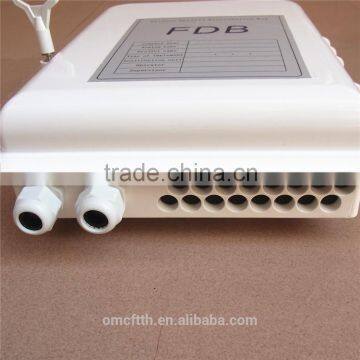16 Core Plastic Shell Fiber Optic Distribution Box