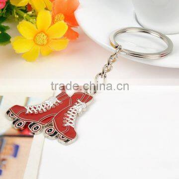 Fashion Cheap Factory Slipper Keychain Shoes Keychain Color Painting Alloy Metal Keychain in Bulk photo-3