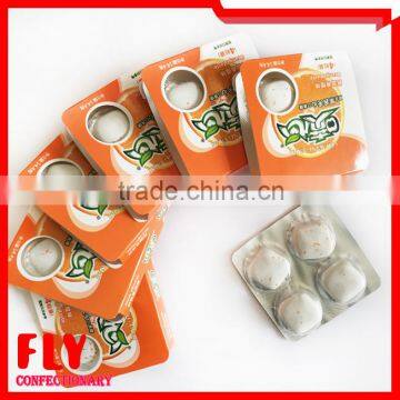 Strawberry / Orange / Watermelon Flavor Chewing Gum, Center Filled Bubble Gum With Fruit Jam