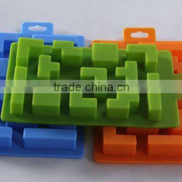 2016  Express High Quality BPA Free Fancy Ice Mold Silicone Ice Cube Tray