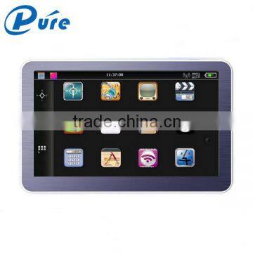 5 inch car gps navigator high quality windows ce 6.0 gps software with muti-function