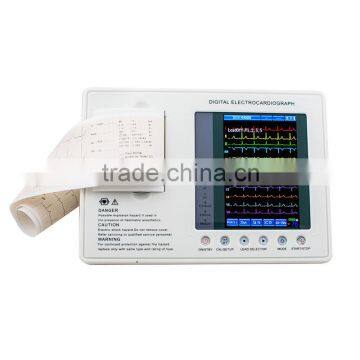 Handheld Promotion Price Model 7-inch Color LCD 3-channel 12-lead Electrocardiograph ECG Machine EKG Machine-EKG-903A3-Shelly photo-3