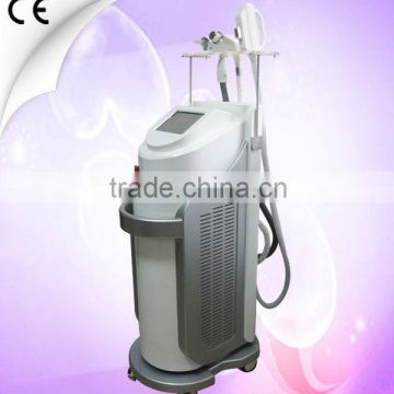 LCD screen 3 in 1 Multifunction elight/IPL+RF+nd yag Laser tattoo removal Beauty machine with OEM/DOM service-YH-III