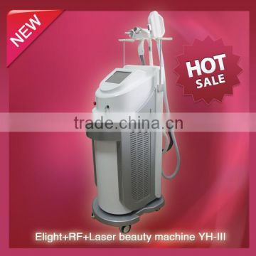 Remove Tiny Wrinkle Elight Rf Ipl Hair Removal Machine Beauty Equipment 2013 10MHz China New Skin Care Products Price Salon Or Home Use3 In1 YH-III