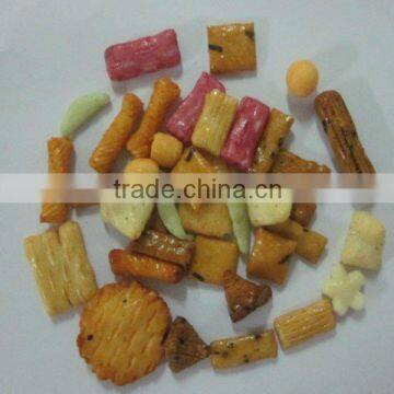 Rice Cracker Flavor Rice Crackers Peanuts Mix Crispy Rice Cracker Nuts Cracker photo-2