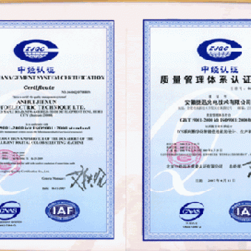Quality Management System Certification