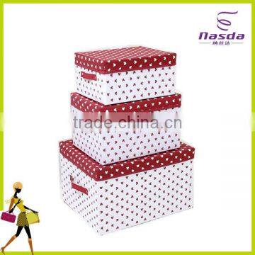 wholesale non woven clothing fabric home folding storage box