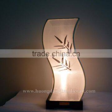 Special shape and nicely pattern on item bamboo lamp made in Vietnam