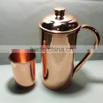 YOGA OM Pitcher Made of COPPER