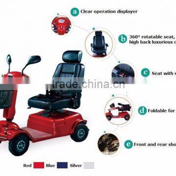 4 wheels electric scooter for disabled people single people