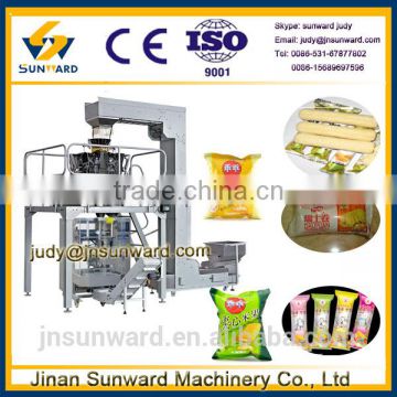 CE certification hot sale automatic veritical packaging machine, biscuit packing machine