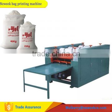 Neweek 3 colors rice printing equipment flour bag printer machine