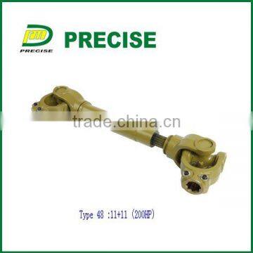 High power pto drive shaft for agricultural machines