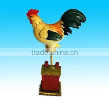 New design Resin rooster figurine Halloween decoration