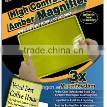 High Contrast Amber Magnifier