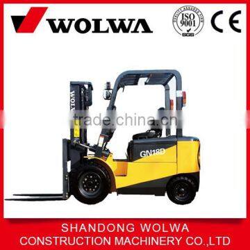 DC batteries small electric forklift with load weight 1.5 ton