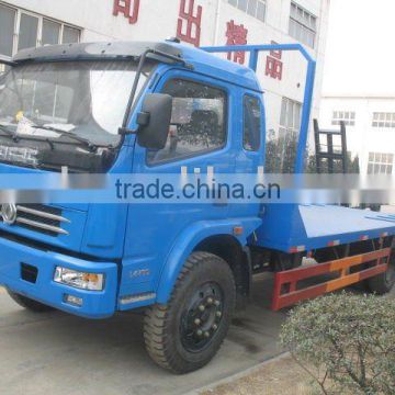 DongFeng flat deck truck for machine transportation