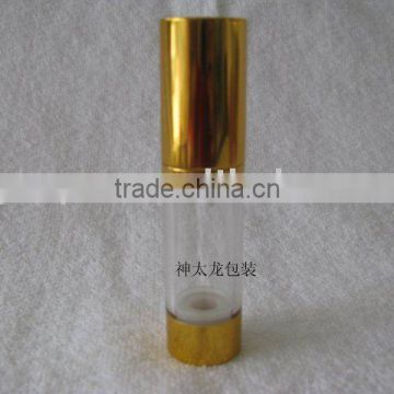 gold aluminium airless bottles