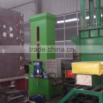 sawdust wood shavings baler machine