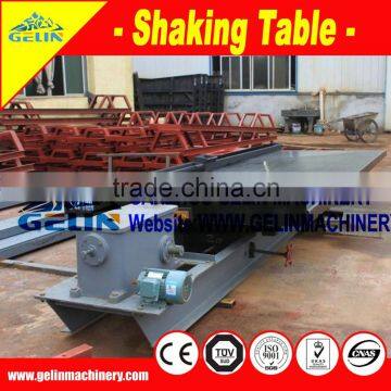 Chromite ore shaking table