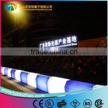 led light stone border curb stone