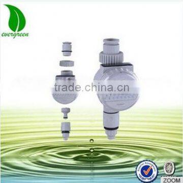 Solar power irrigation system solar and battery timer