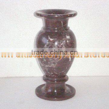 NATURAL RED ZEBRA MARBLE FLOWER VASES photo-3