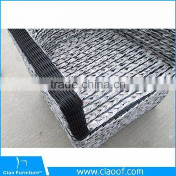 Дешевые заводские цены. Набор для отдыха из винтовой ткани для открытого воздуха - диваны из винтовой ткани photo-6