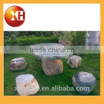 Garden Oval Granite Top Dining Table for Park Furniture photo-5