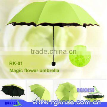 Flower Folding Umbrella Magic Rain Umbrella For Women photo-4