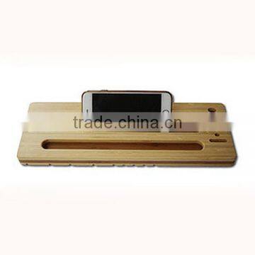Mobile Phone Bamboo Charging Stand Holder, Multi-function Bracket Wholesale photo-3