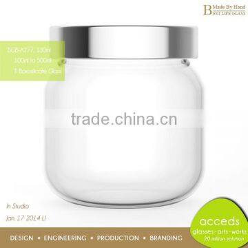 2014 Hot Selling Fancy Small Glass Honey Container photo-2