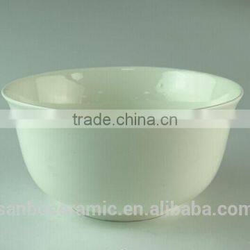 Wholesale 4.5inch White Porcelain Soup Bowl for Hotel Restaurant Ceramic Bowl Round Porcelain Ceramic Rice Bowl photo-2