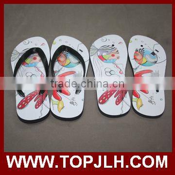 blank sublimation Casual Fashion style wholeslae white flip flops