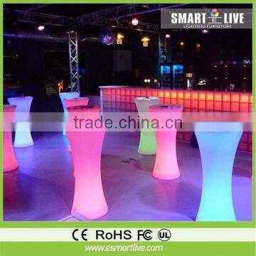 led outdoor plastic bar chair garden mushroom table