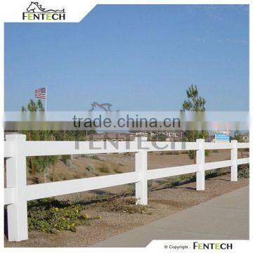 Hot Sale High Quality 2-rail Vinyl/Plastic/PVC Ranch Fence photo-3