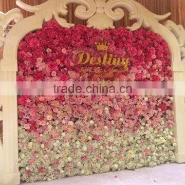 50cm x 50cm Decoration Artificial Plastic Silk Colorful Paper Flower Wedding Brick Wall Hanging E03 0101 photo-4