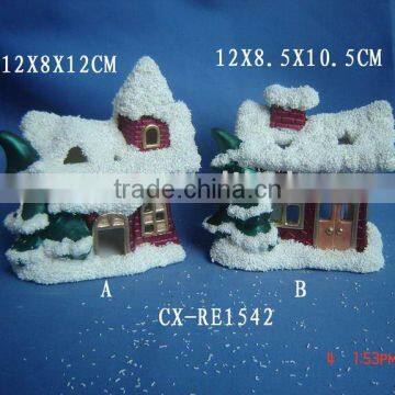 ceramic christmas house