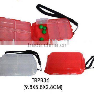 plastic pill box with lanyard for promotional